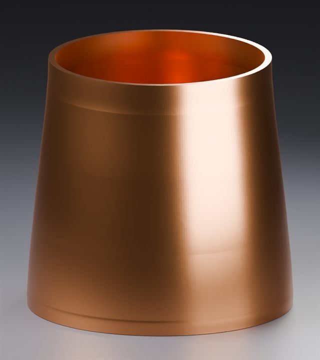 Planter in Silk Copper
