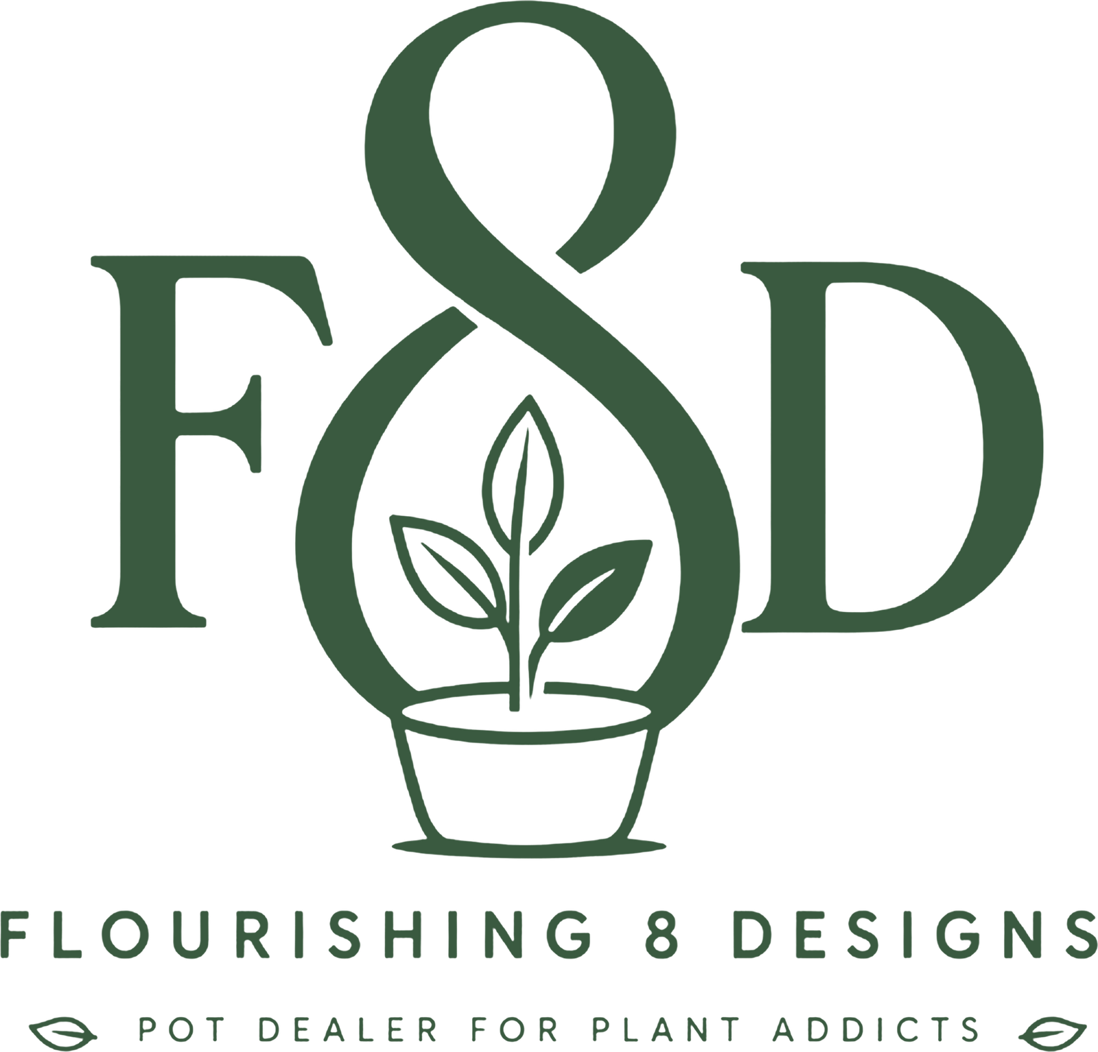 Flourishing 8 Designs full logo